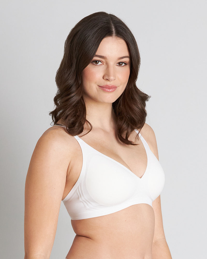 Buy DD-GG White Recycled Lace Comfort Full Cup Bra 32G