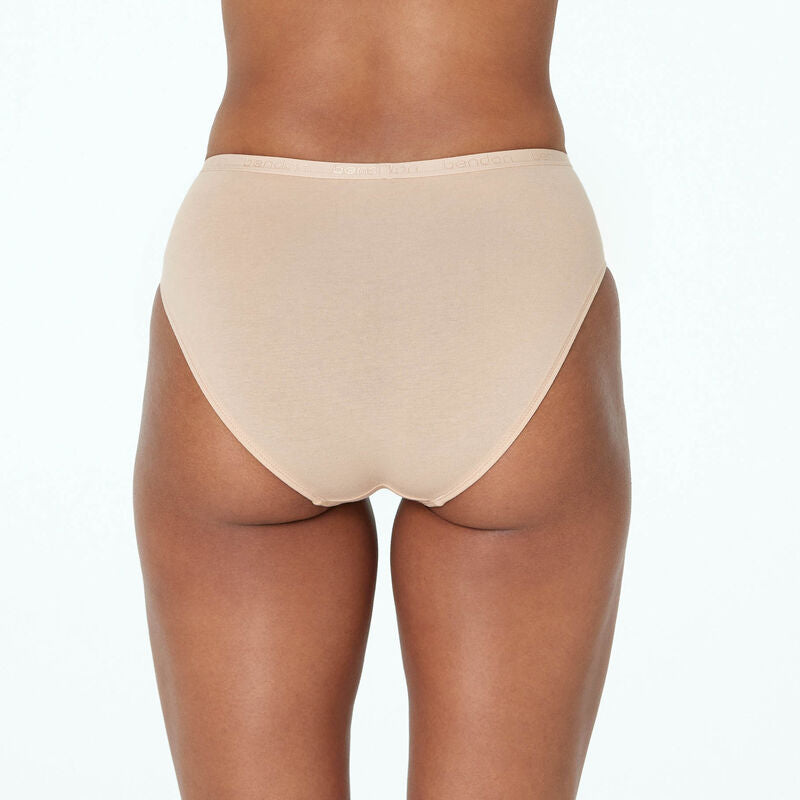 Bendon Women's Body Cotton Hikini Brief 2-Pack - Rhubarb/Linen